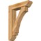 Ekena Millwork Imperial Slat Rough Sawn Bracket w/ Offset Brace, Western Red Cedar, 8"W x 32"D x 44"H BKT0806X32X44IMP06RWR - alternate 1